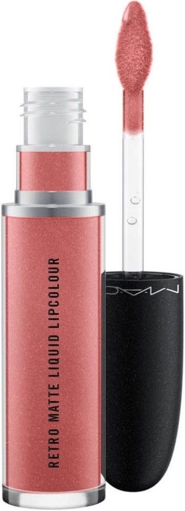 MAC Retro Matte Liquid Lipcolour Metallic Rose Liquid Lipstick 5 ml