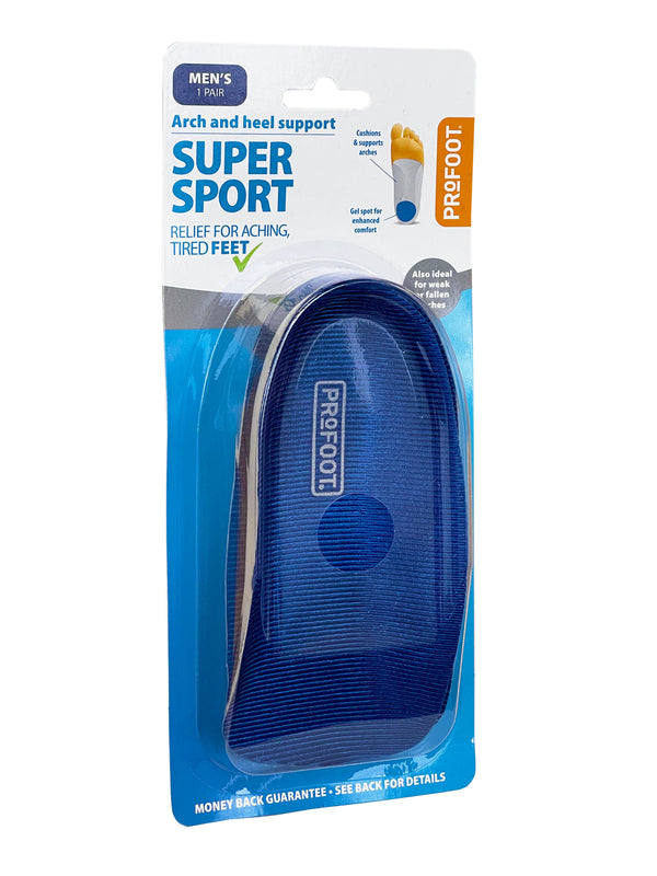 Profoot Super Sport Arch and Heel Support for Men, 1 Pair