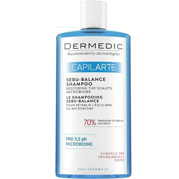 Dermedic Capilarte Sebu Balance Shampoo Sebum-Control Formula 300 ml