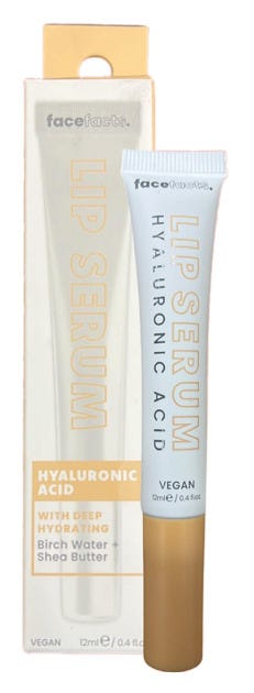 Face Facts Lip Serum Liquid with Hyaluronic Acid and Birch Water 12 ml