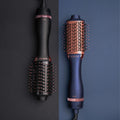 Rebune Infrared Hair Styler RE-2100 Tourmaline Ceramic Oval Brush 1300W