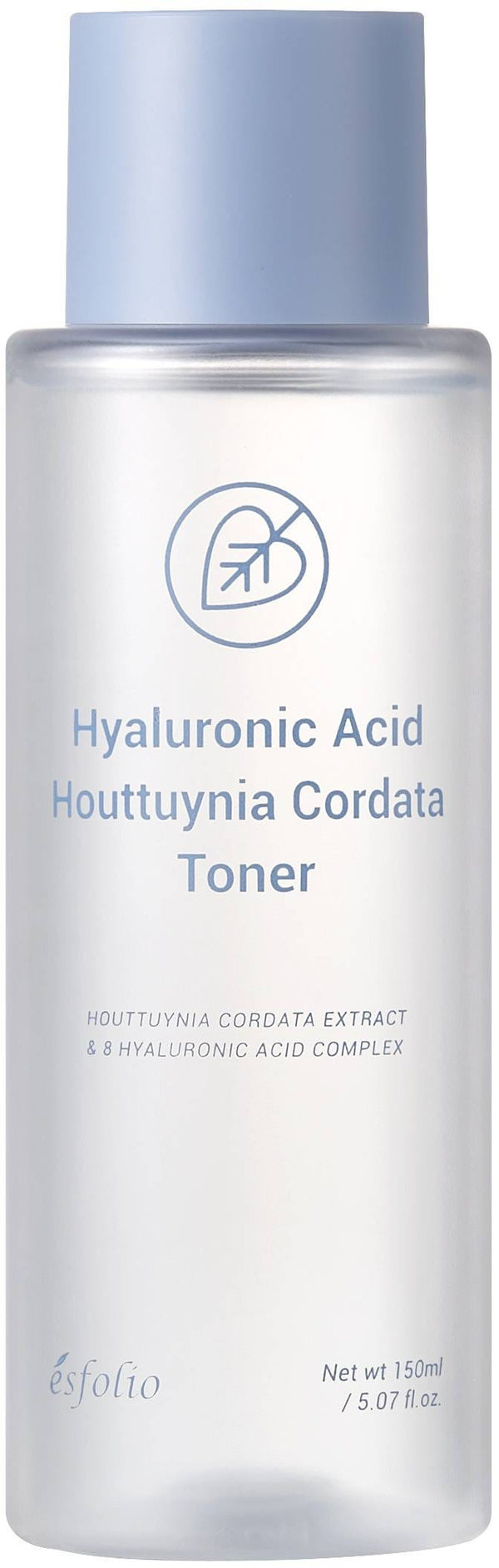 Esfolio Hyaluronic Acid Houttuynia Essence Toner Liquid Hydrating Formula 150 ml