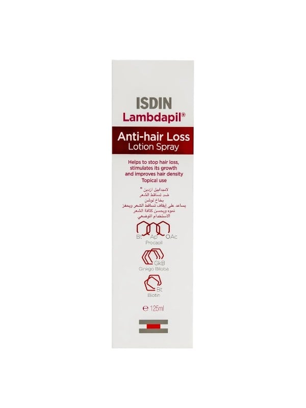 ISDIN Lambdapil Scalp Density Lotion Spray with Procapil, Biotin and Adenosine, 125 ml