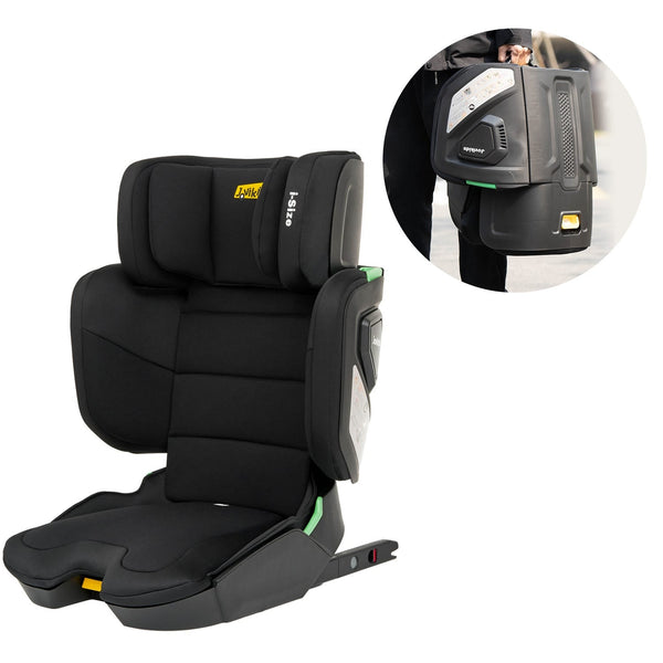 Jovikids Rober i-Size Foldable Booster Car Seat with ISOFIX, Black