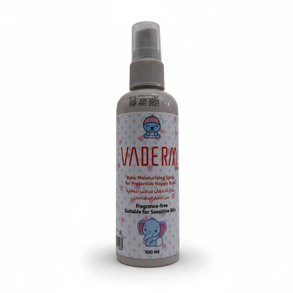 VADERM Protective Baby Spray for Sensitive Skin, Fragrance-Free, 100 ml