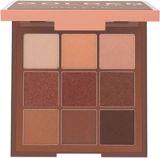 Bolver 9 Colors Eyeshadow Palette Matte and Shimmer Golden E09