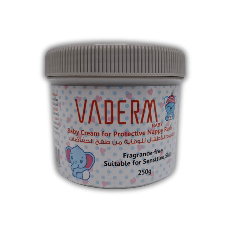 Vaderm Protective Baby Cream Fragrance-Free Zinc Oxide & Petrolatum 250g