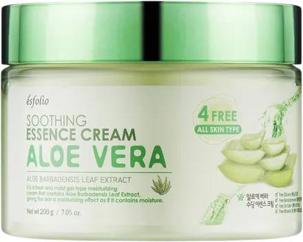 Esfolio Aloe Vera Soothing Essence Cream, Hydrating Face Moisturizer, 200 g