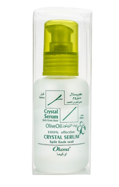 Okema Crystal Hair Serum Split End Seal Olive Oil