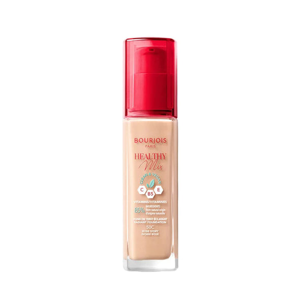 Bourjois Healthy Mix Foundation Radiant Natural Finish Vitamins C, E & B5 50C Rose Ivory 30 ml