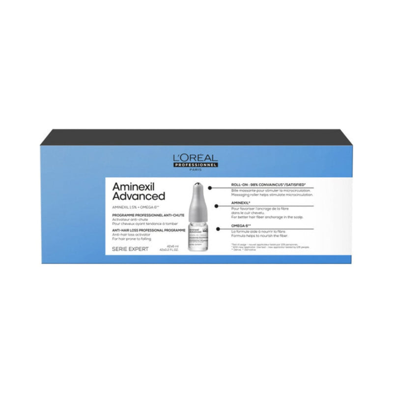 L'Oreal Professionnel Aminexil Advanced Scalp Care Activator Programme 1.5% Aminexil Ampoules
