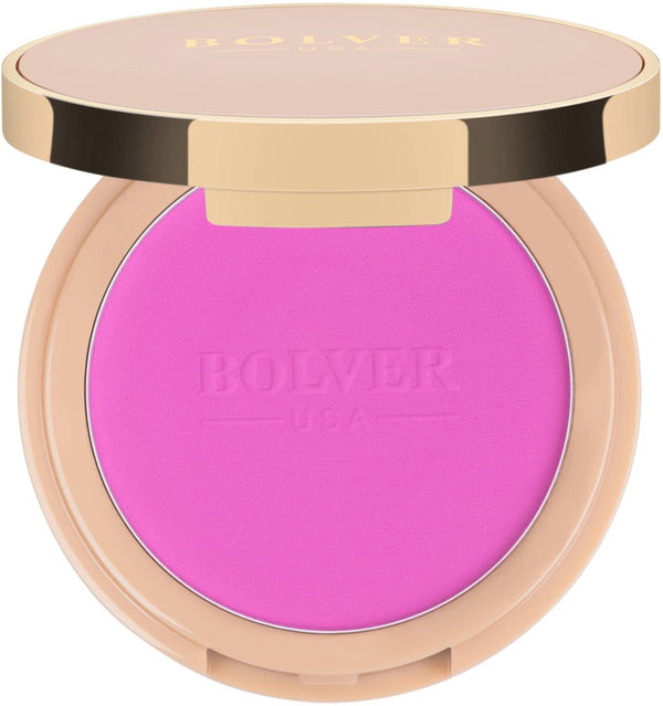 Bolver Face Blush Powder Matte Finish Magenta 25