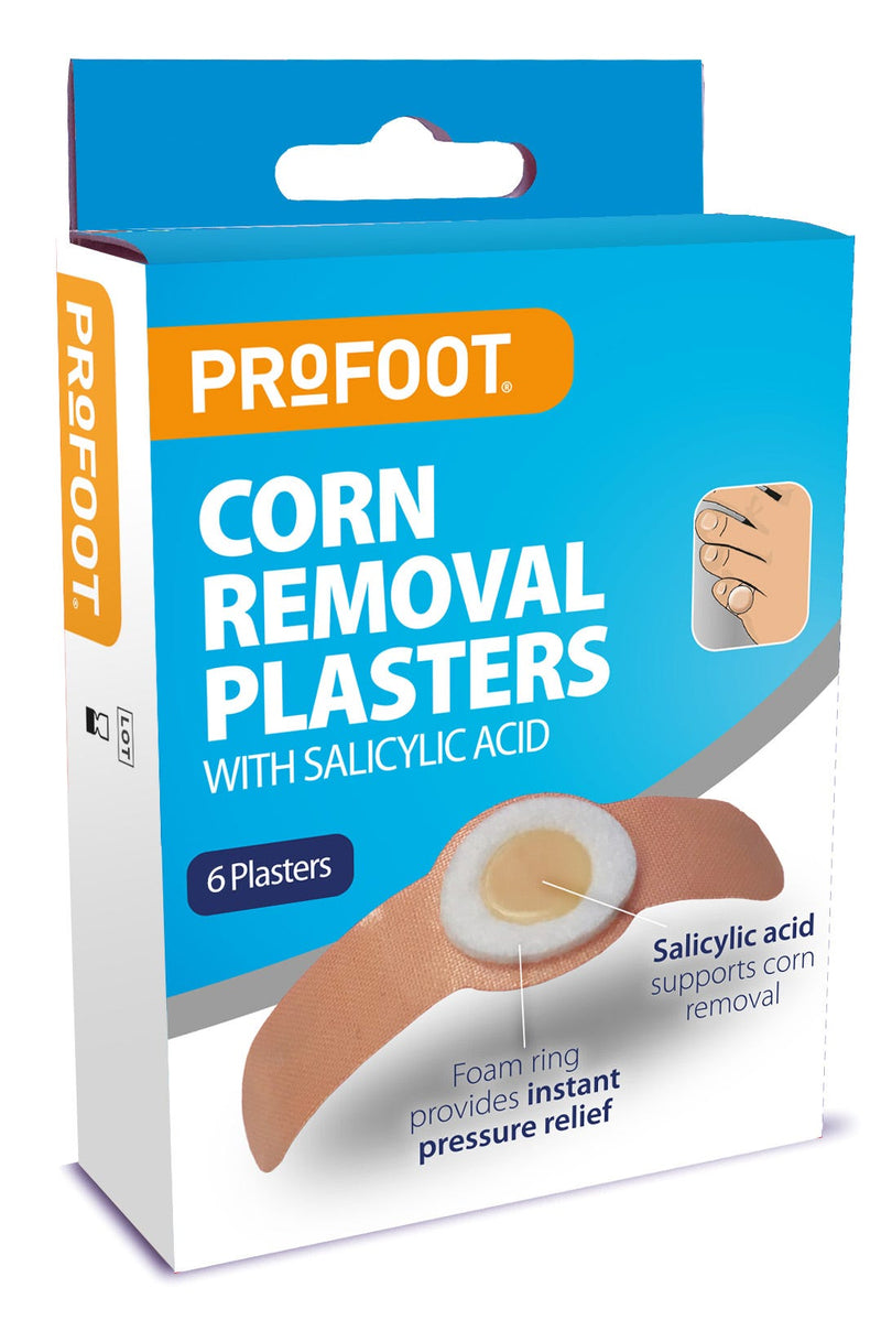 Profoot Corn Removal Plasters Adhesive Salicylic Acid 6 Pieces