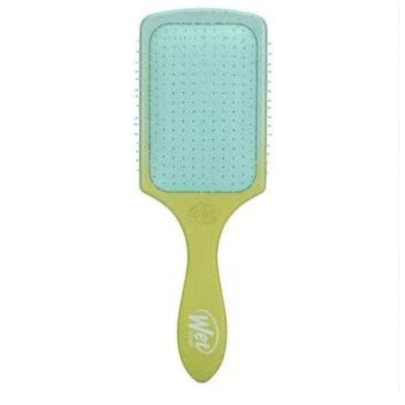 WetBrush Paddle Detangler Hair Brush Flexible Bristles Green/Blue