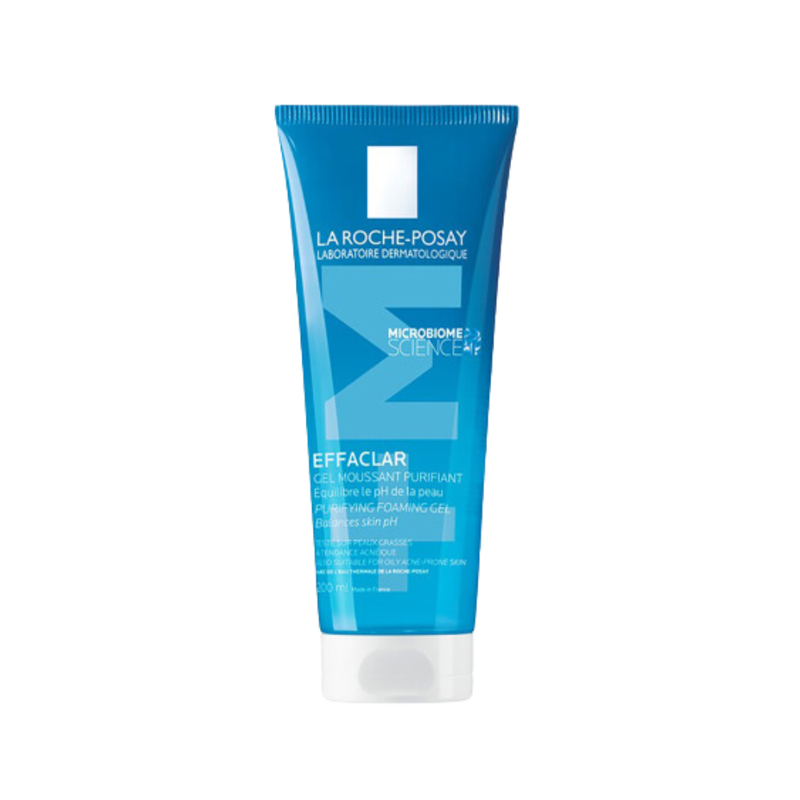 La Roche-Posay Effaclar Purifying Foaming Gel Cleanser for Oily Sensitive Skin, Soap-Free, 200ml