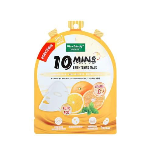 Kiss Beauty Vitamin C Brightening Face Mask Orange Extract