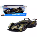 Maisto Lamborghini V12 Vision Gran Turismo 1:18 Scale Diecast Model Car Matt Green Metallic