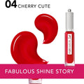 Bourjois Fabuleux Ink Glossy Lip Stain Cherry Cute 04, Sunflower Oil, 3.5 ml