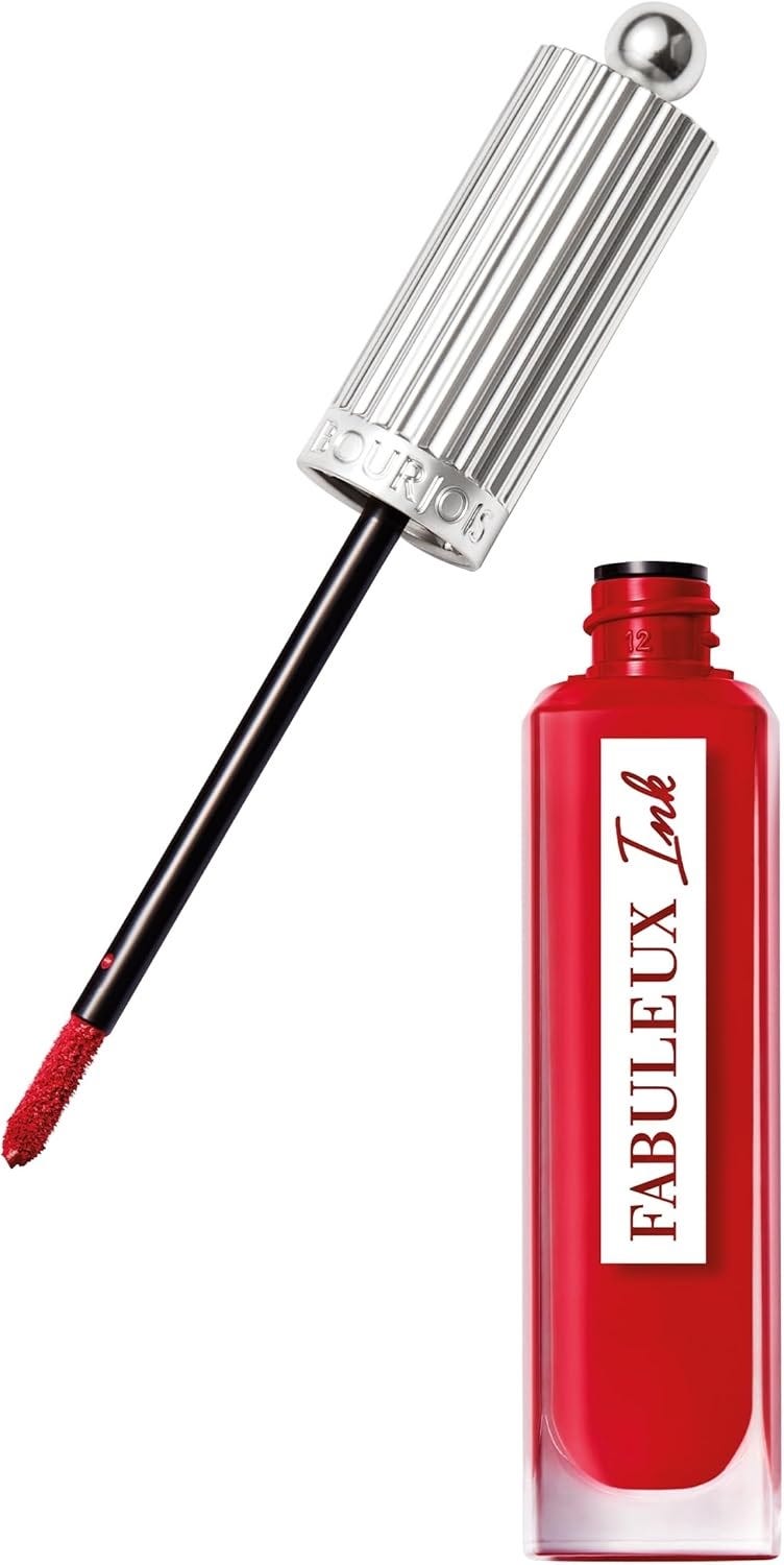 Bourjois Fabuleux Ink Glossy Lip Stain Cherry Cute 04, Sunflower Oil, 3.5 ml