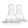 Dr. Brown's Narrow-Neck Level 4 Silicone Nipples Fast Flow 2 Pack