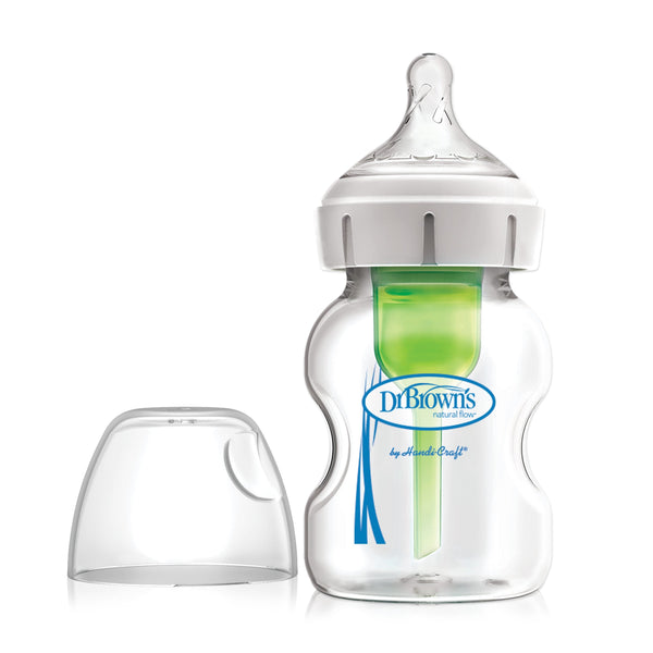 DrBrown's Glass Wide-Neck Feeding Bottle, 150 ml, 1 Pc