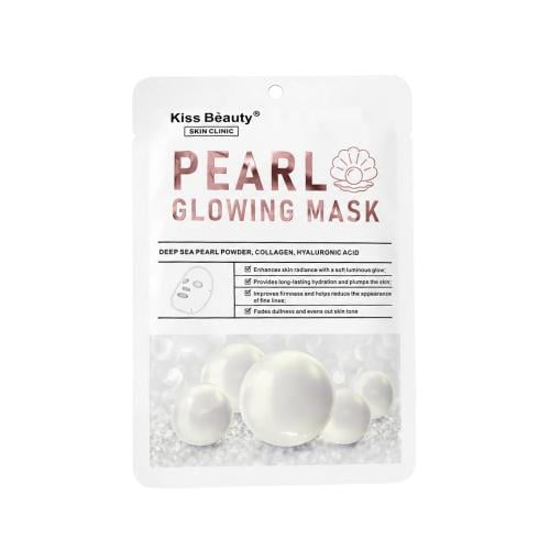 Kiss Beauty Pearl Hydrating Face Mask Marine Pearl Powder Collagen Hyaluronic Acid