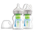 DrBrown's Wide-Neck Glass Feeding Bottles, 150 ml, 2 Pack