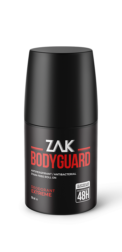 Zak Bodyguard Extreme Antiperspirant Roll-On Aluminum Chlorohydrate Fougere Spicy 50 ml
