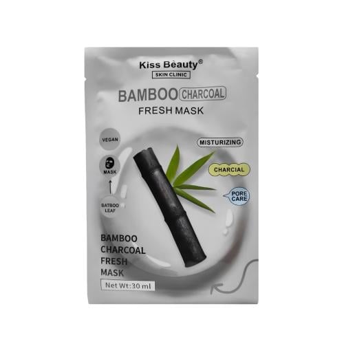 Kiss Beauty Refreshing Charcoal & Bamboo Face Mask