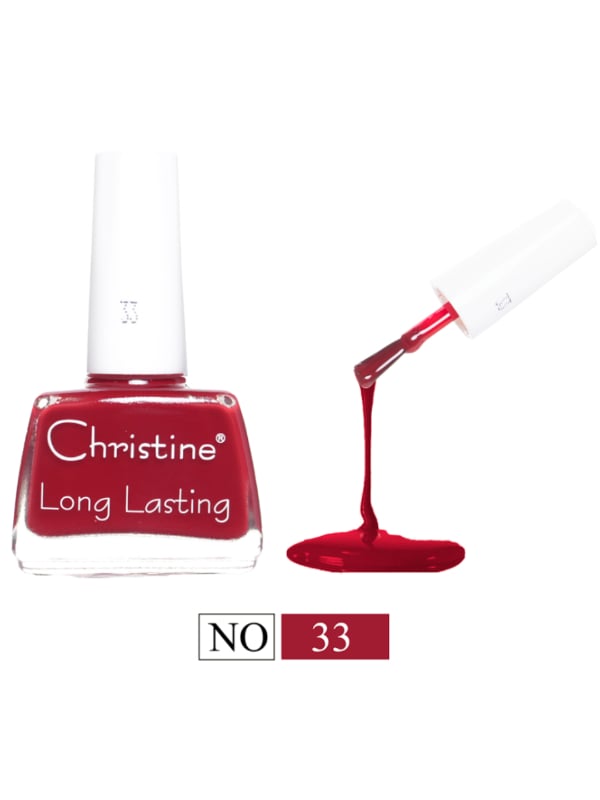 Christine Nail Polish Glossy or Matte Finish Shade 33