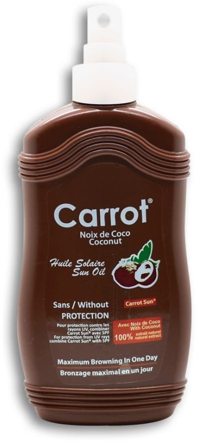 Carrot Sun Tan Oil Coconut 200 ml