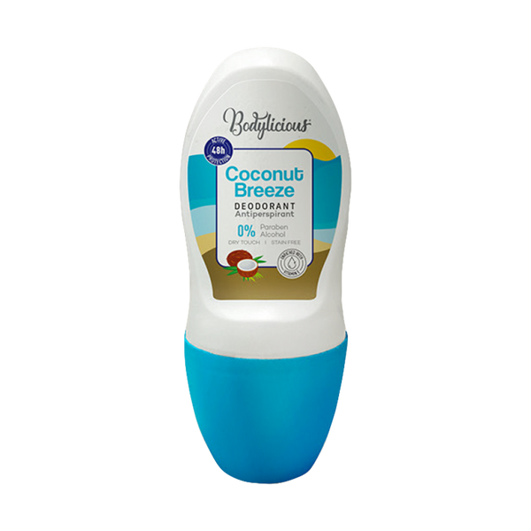 Bodylicious Coconut Breeze Roll-On Deodorant Vitamin E 50 ml