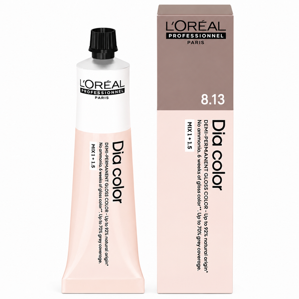 L'Oreal Professionnel Dia Color Ammonia-Free Hair Color Light Beige Blonde 8.13