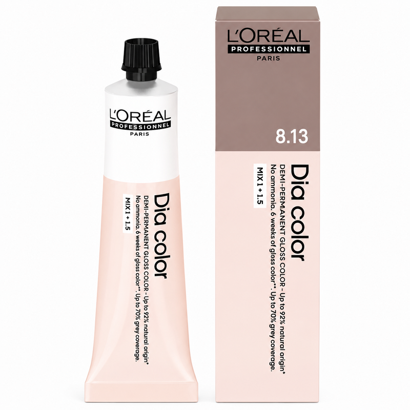 L'Oreal Professionnel Dia Color Ammonia-Free Hair Color Light Beige Blonde 8.13