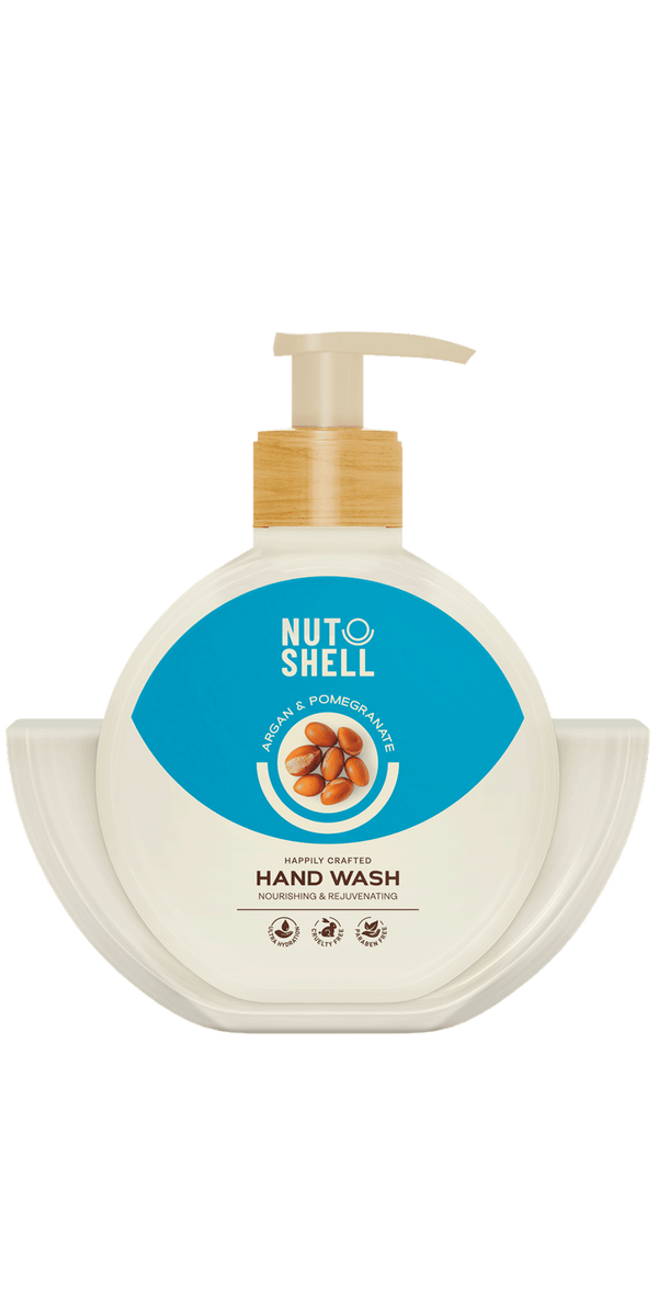 Nutshell Argan & Pomegranate Creamy Hand Wash with Argan Oil, 375 ml