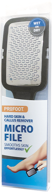 Profoot Micro File Stainless Steel Foot File with Protective Cover