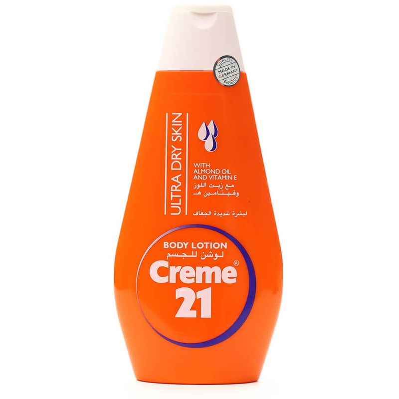 Creme 21 Body Lotion for Dry Skin, Pro-Vitamin B5 and Aloe Vera, 400 ml