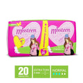 Private Miss Teen Ultra Thin Regular Sanitary Pads with Wings, 20 Pads