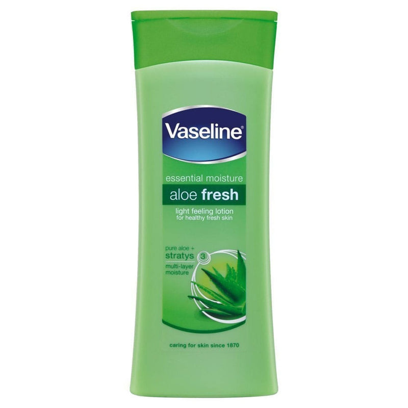 Vaseline Intensive Care Aloe Fresh Lotion Aloe Vera Extract Non-Greasy Moisturizer
