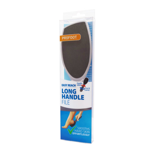 Profoot Long Handle Foot File Double-Sided Fine and Coarse Wet or Dry
