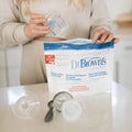 Dr. Brown's Microwave Steam Sterilizer Bags, Reusable Baby Bottle Part Sterilizer, 5 Pack