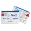 Dr. Brown's Microwave Steam Sterilizer Bags, Reusable Baby Bottle Part Sterilizer, 5 Pack