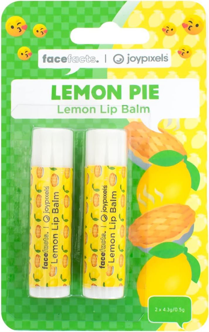 Face Facts Lip Balms Lemon Pie Lip Balm 2 Pack, 4.25 g Each