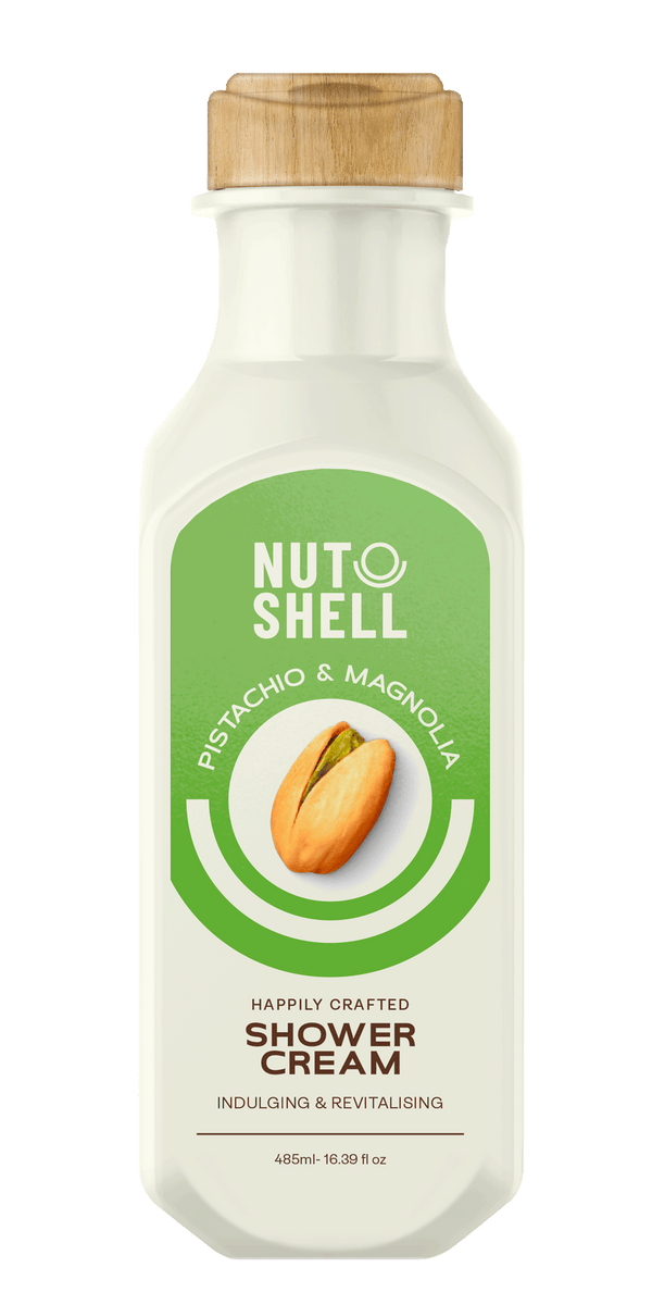 Nutshell Pistachio & Magnolia Shower Cream Creamy Lather 485 ml