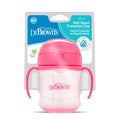 Dr. Brown's Soft Spout First Training Cup, Sip-Activated Valve, Pink, 180 ml, 6 Months+