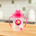 DrBrown's Straw Cup First Pink Weighted Straw Spill-Proof 270 ml, 6 Months+