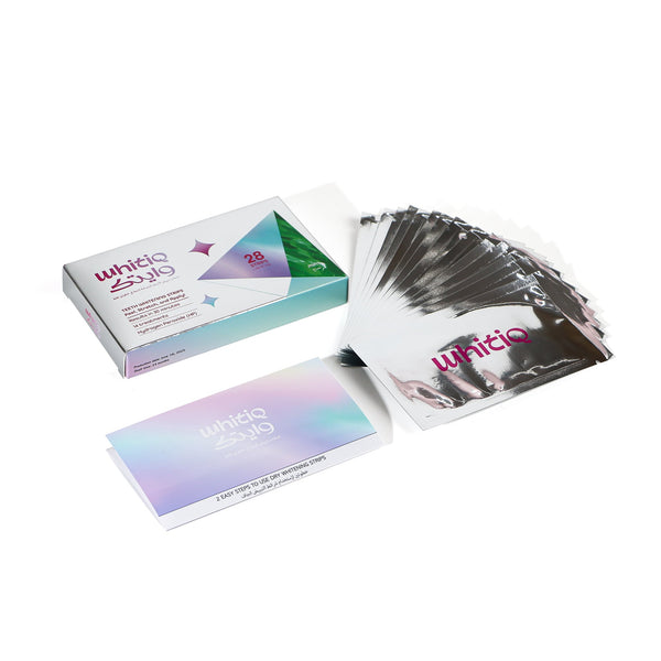 Whitiq 6% Hydrogen Peroxide Teeth Brightening Strips, Mint