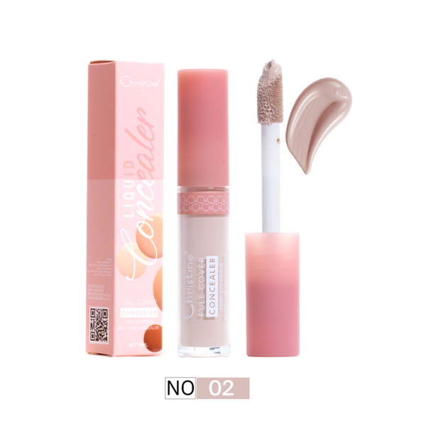 Christine Full Coverage Concealer 02 Long-Lasting Natural Finish