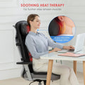 Comfier CF-2317 Shiatsu Neck and Back Massager with Heat, 8-Node Rollers, PU Leather