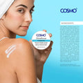 Cosmo Hyaluronic Acid Serum Body Cream Lightweight Hydrating Formula 400ml